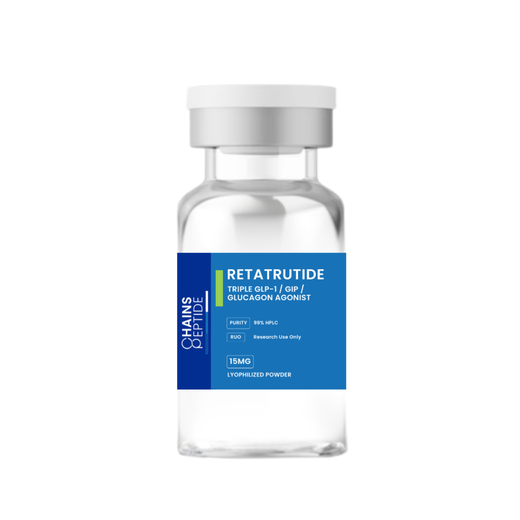 Chains Peptide Retatrutide Triple GLP-1/GIP/Glucagon Agonist Purity 99% Research Use Only