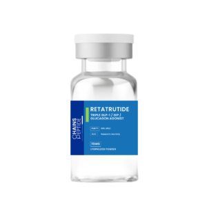 Home Chains Peptide Retatrutide Triple GLP-1/GIP/Glucagon Agonist Purity 99% Research Use Only